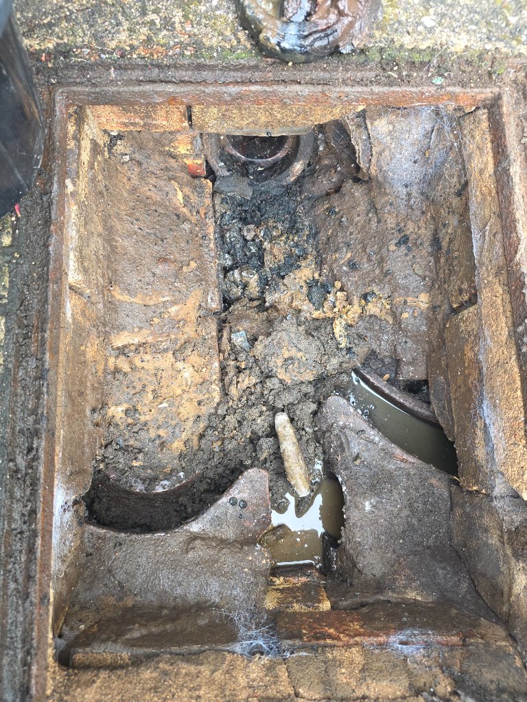 Blocked Drain — Before
