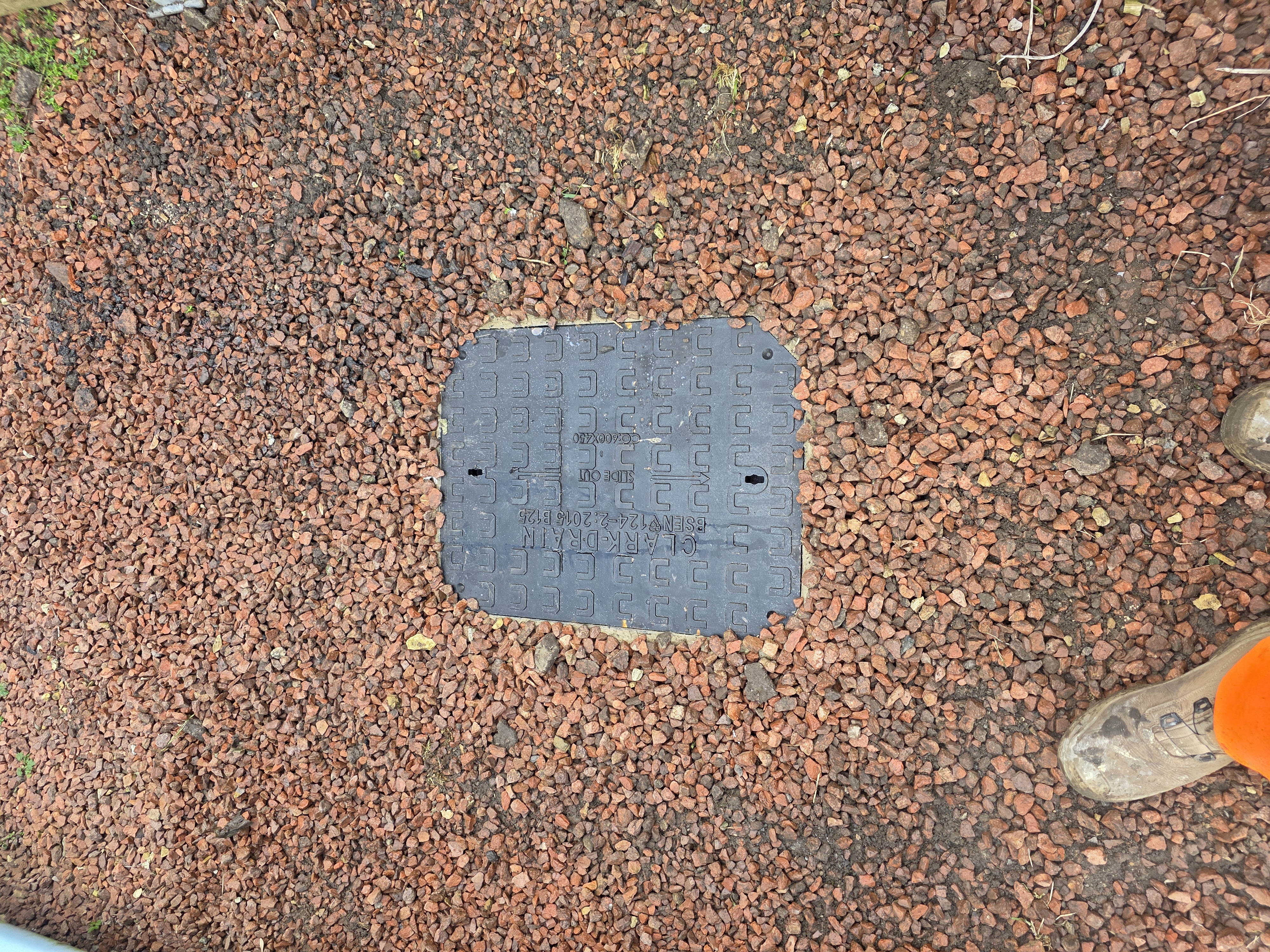 New Manhole Lid and Frame Fitted — After