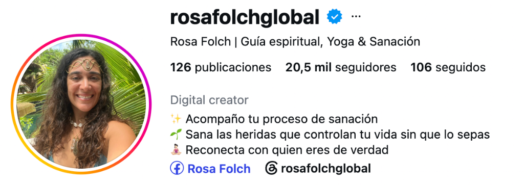 Perfil de Rosa Folch