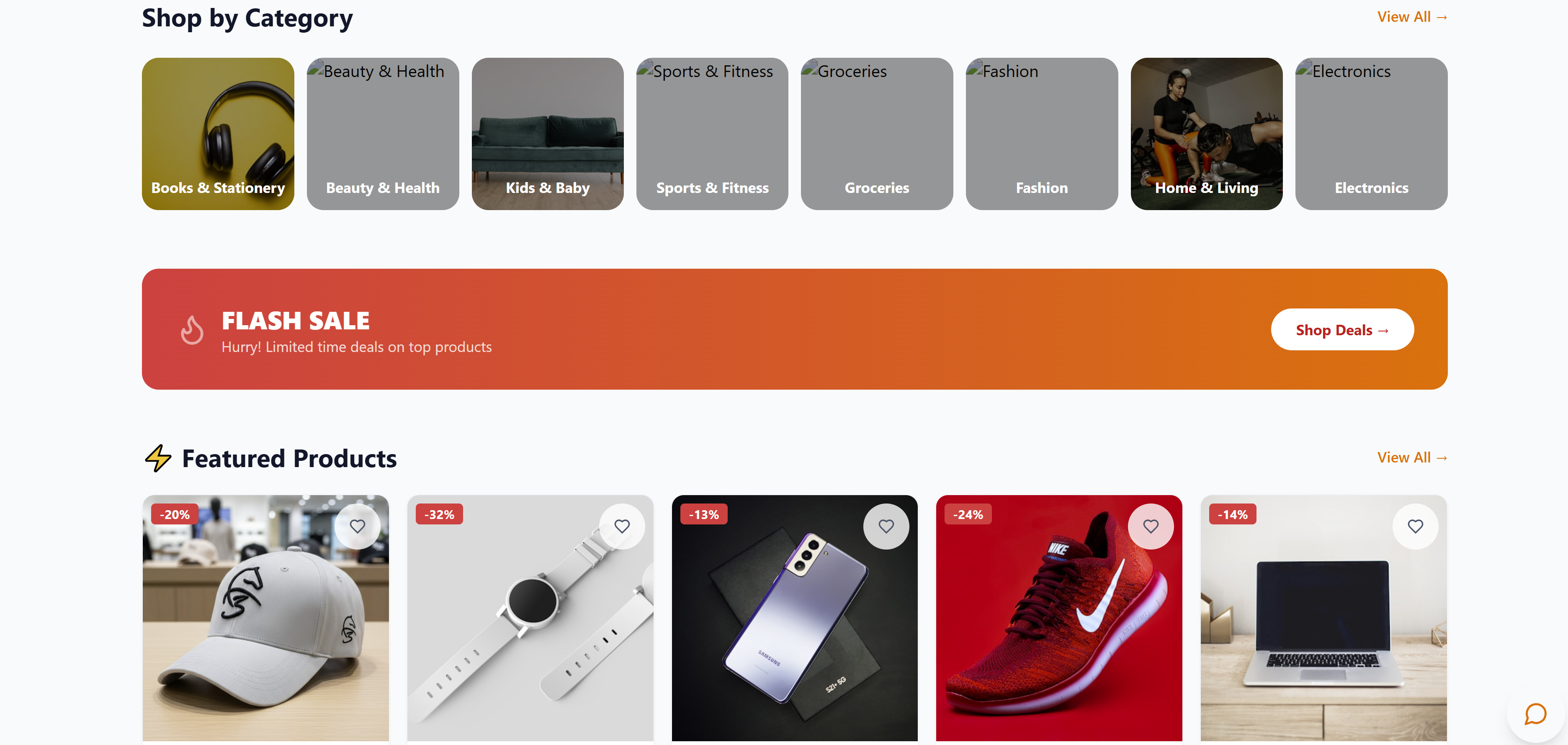Shop Sphere Ecommerce Store template preview
