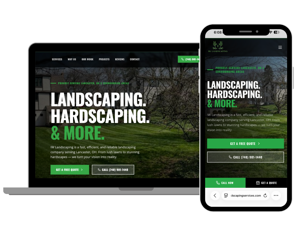 IW Landscaping Website