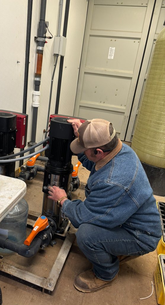 Technician at work
