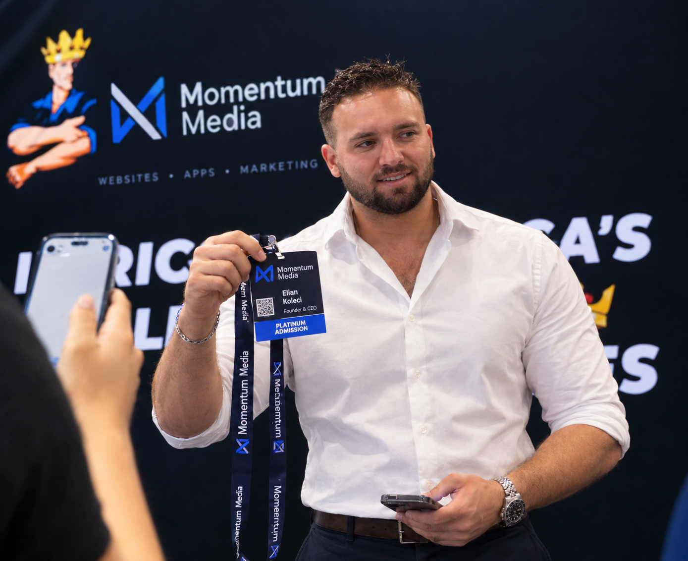 Elían Kolecí, Founder of Momentum Media