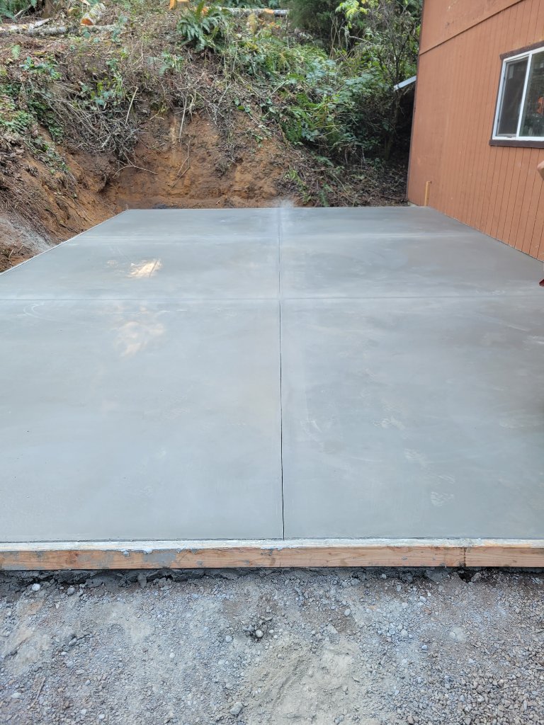 Concrete edging detail in Ridgefield, WA