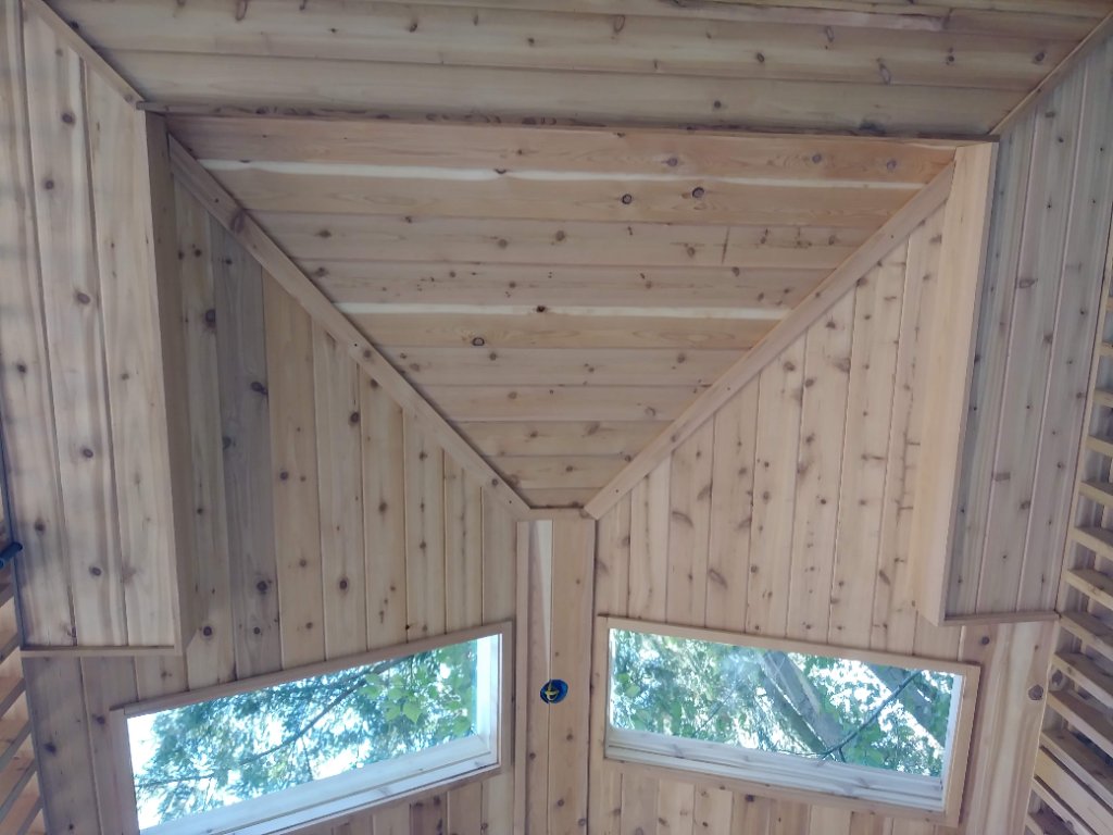 Gazebo skylight interior