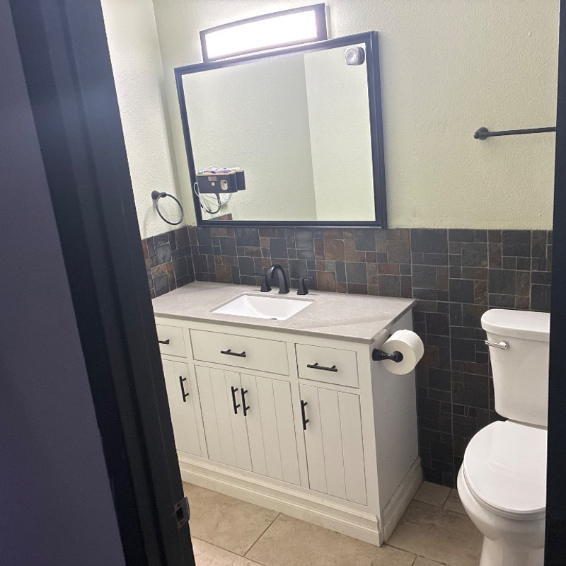 Bathroom Vanity & Tile