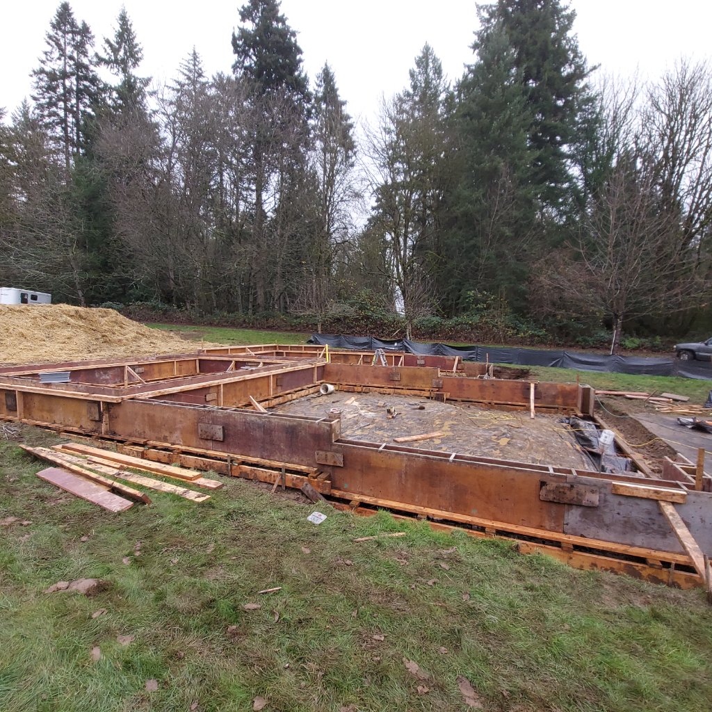 Foundation formwork in Woodland, WA