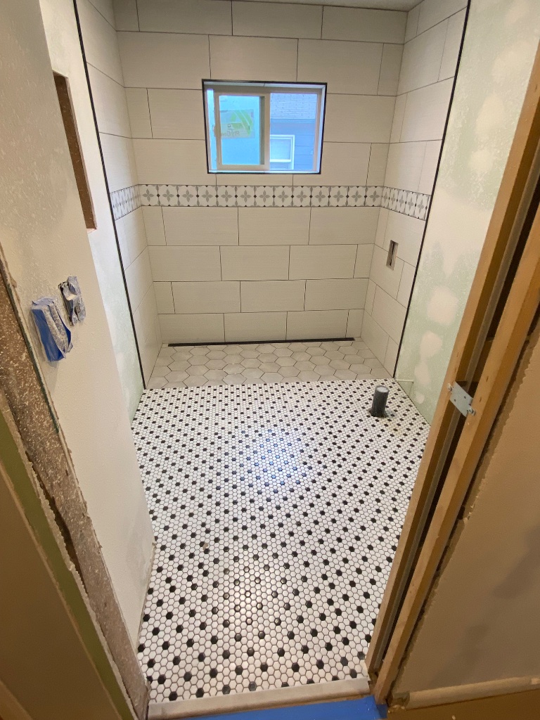 Custom tile shower installation in Ridgefield, WA