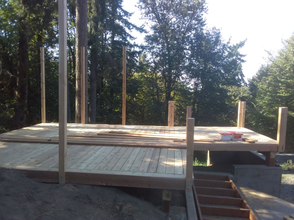 Gazebo deck framing