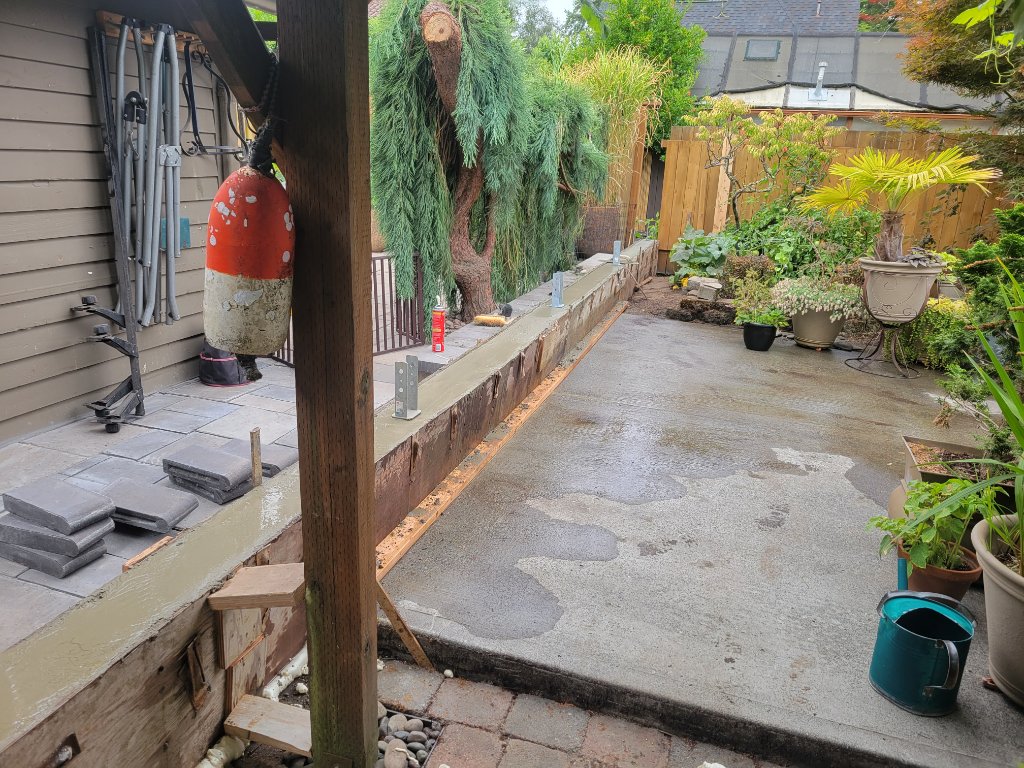 Carport concrete floor in Vancouver, WA