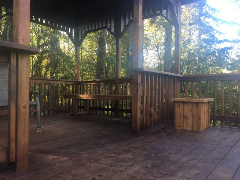Gazebo interior living space