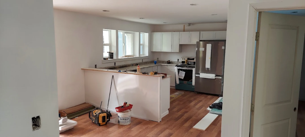 Kitchen remodel in progress in Ridgefield, WA
