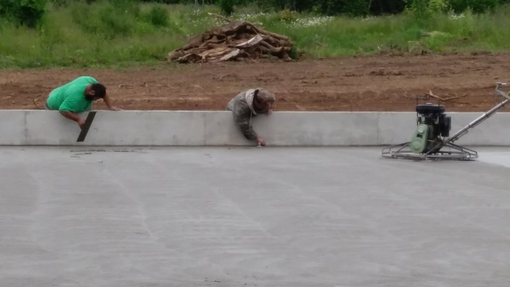 Foundation with rebar in Woodland, WA