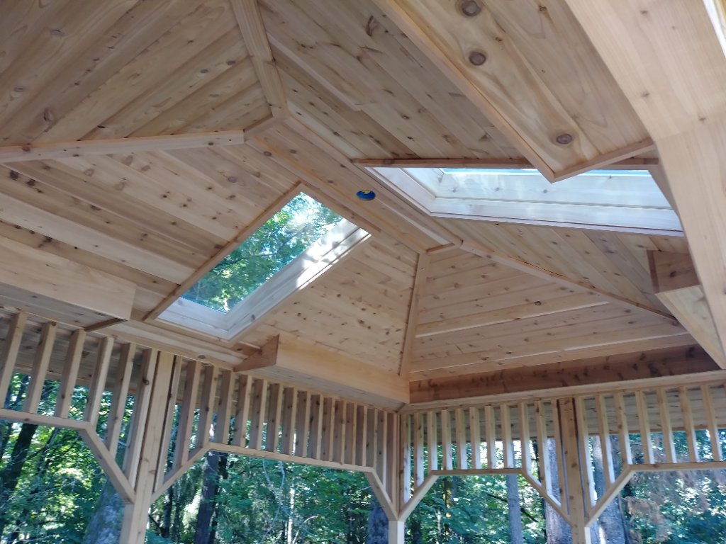 Gazebo ceiling detail