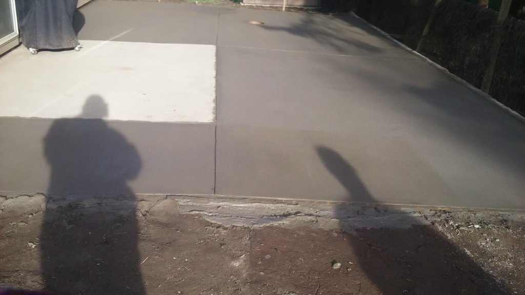 Concrete patio finishing in Kelso, WA