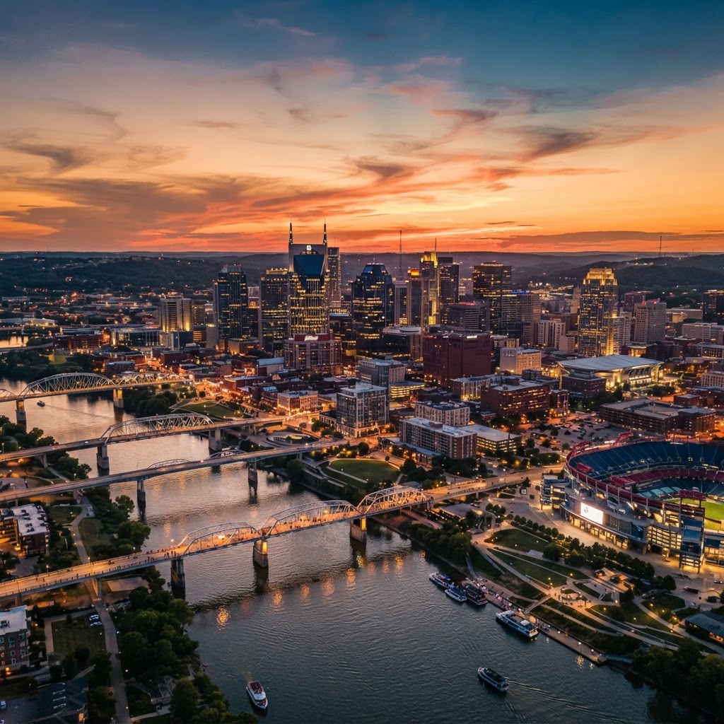 Nashville skyline and things to do in Music City