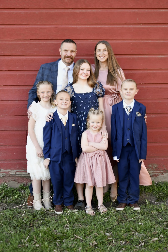 Brandon Hansen and family
