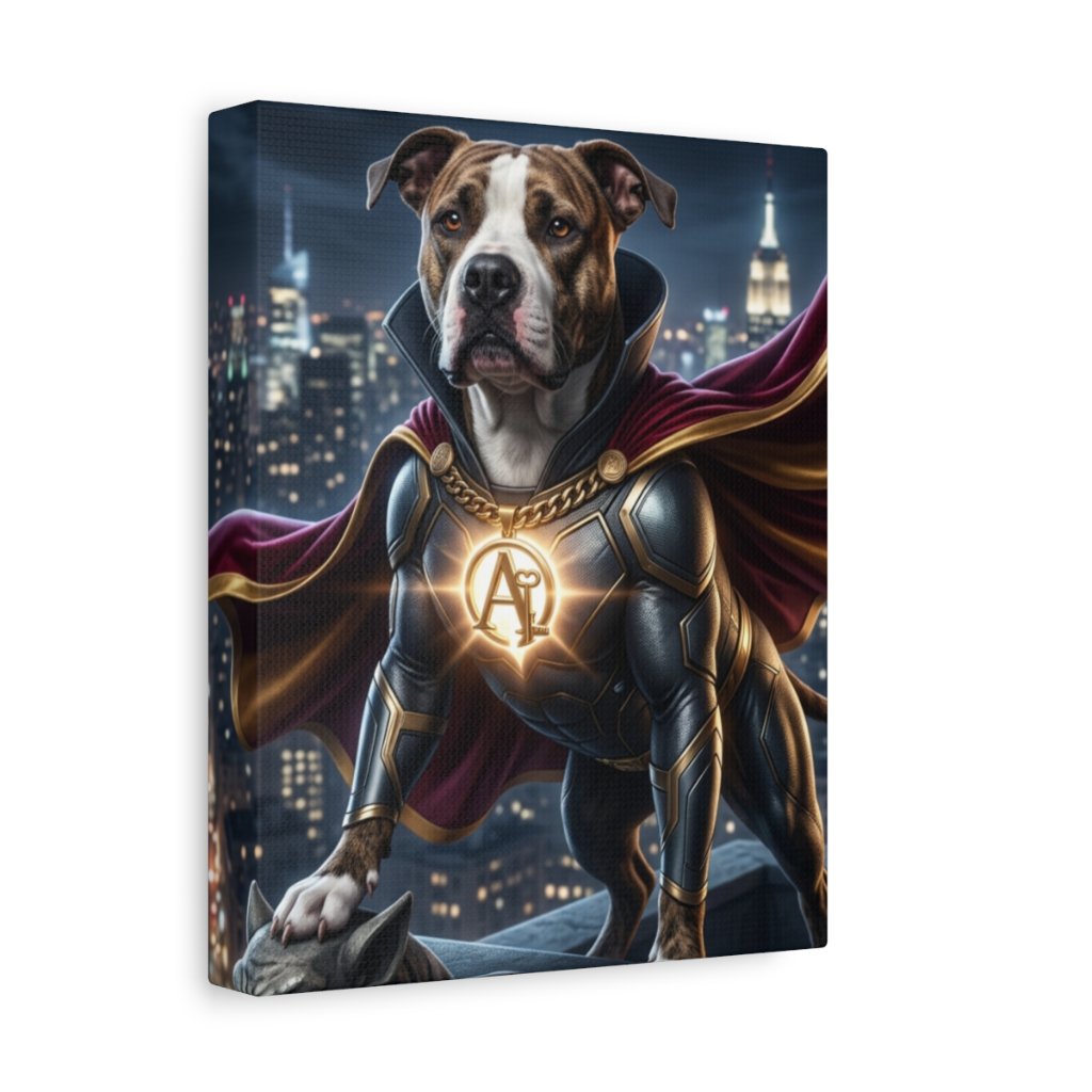 Pet canvas print - Superhero