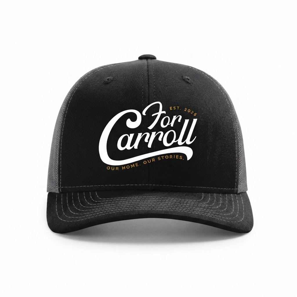For Carroll Trucker Cap - Black