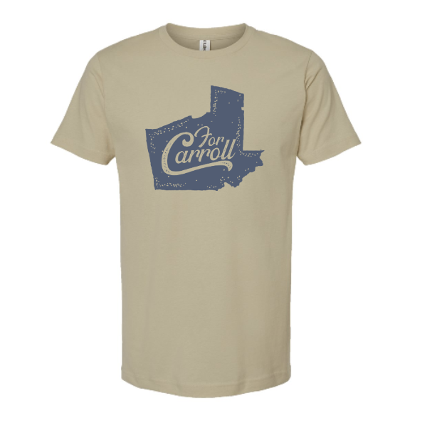 For Carroll Map Tee - Sand