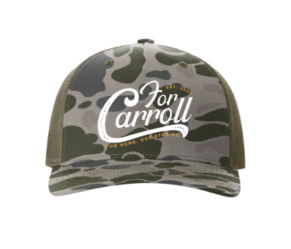 For Carroll Trucker Cap - Woodland Camo