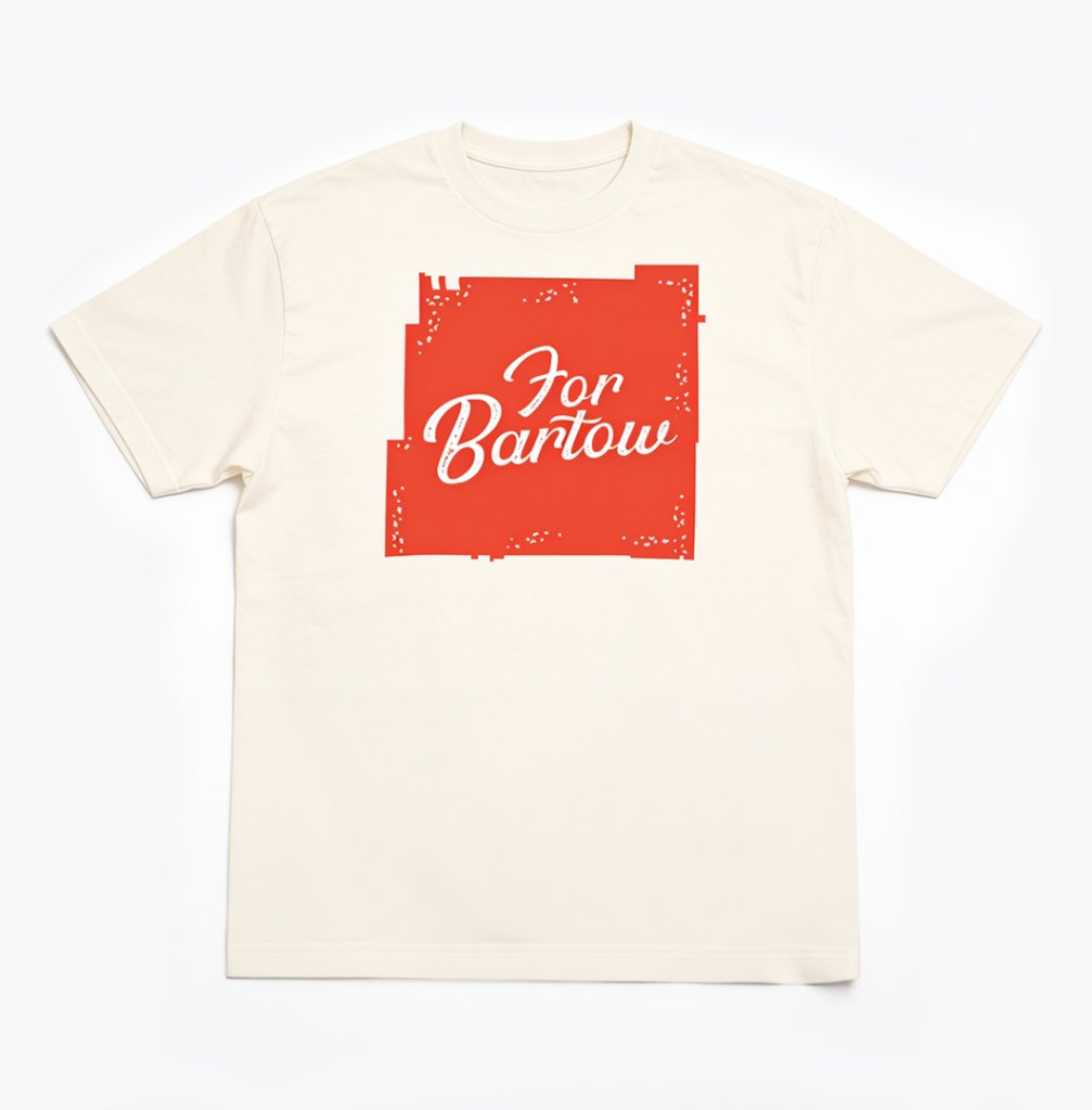 For Bartow Map Tee - Cream