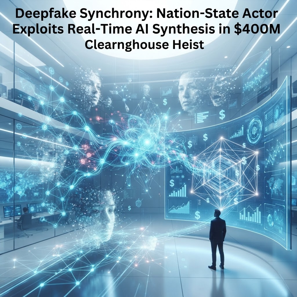 Deepfake Synchrony: Nation-State Actor Exploits Real-Time AI Synthesis in $400M Financial Clearinghouse Heist