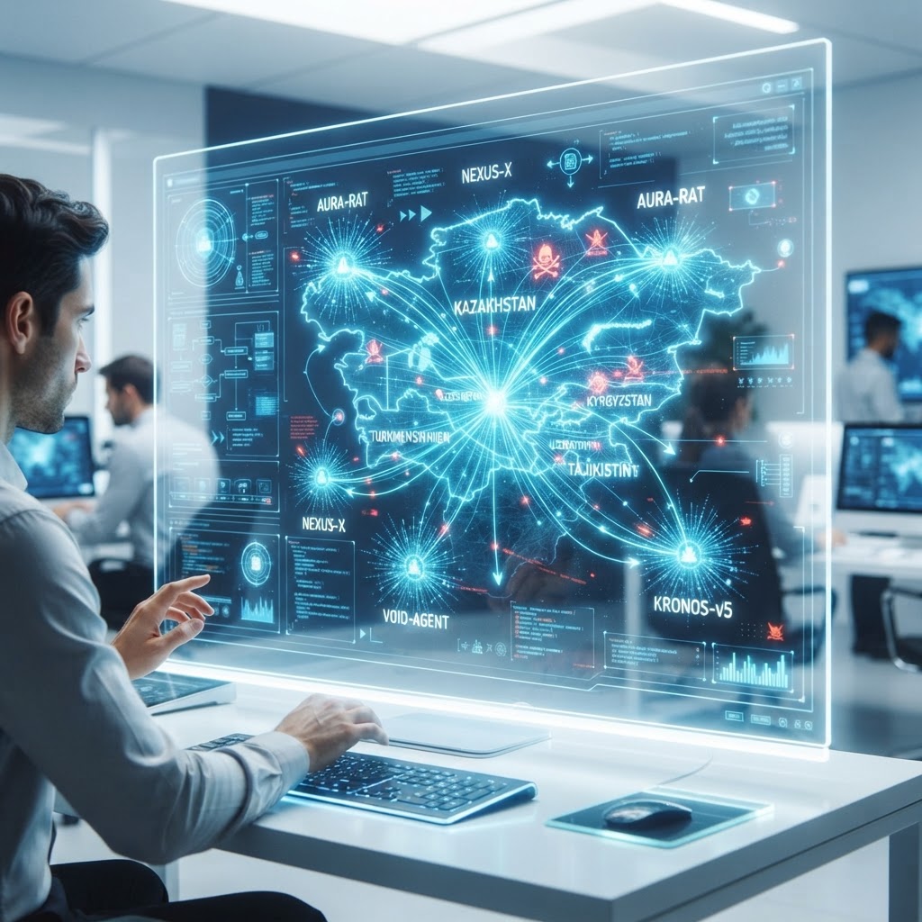 SilkParasite Campaign Targets Central Asian Governments with AI-Assisted Malware and Five New RAT Families