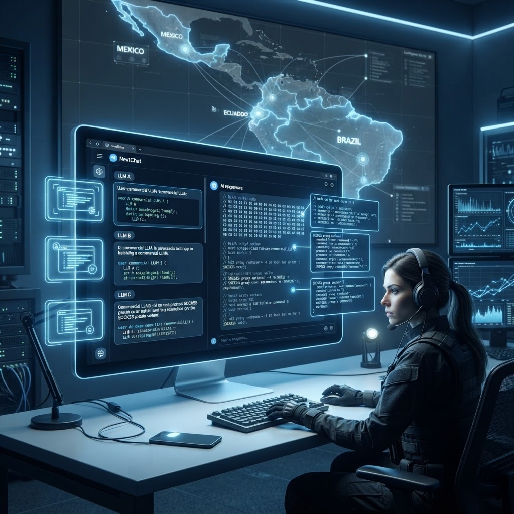Unit 42 Tracks Latin American Clusters Using Self-Hosted NextChat to Iterate AI-Assisted Tooling