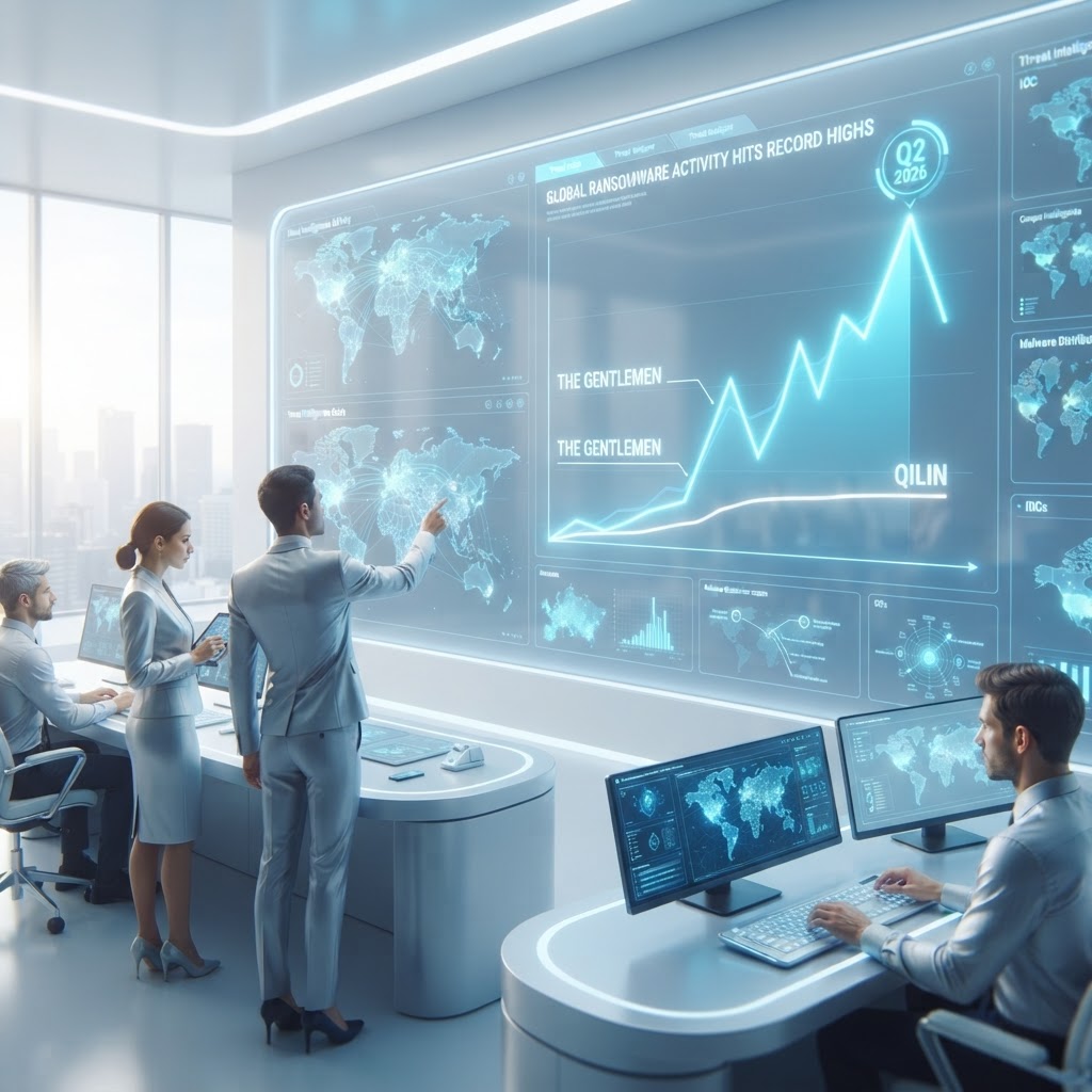 "The Gentlemen" Group Surpasses Qilin as Global Ransomware Activity Hits Record Highs in Q2 2026