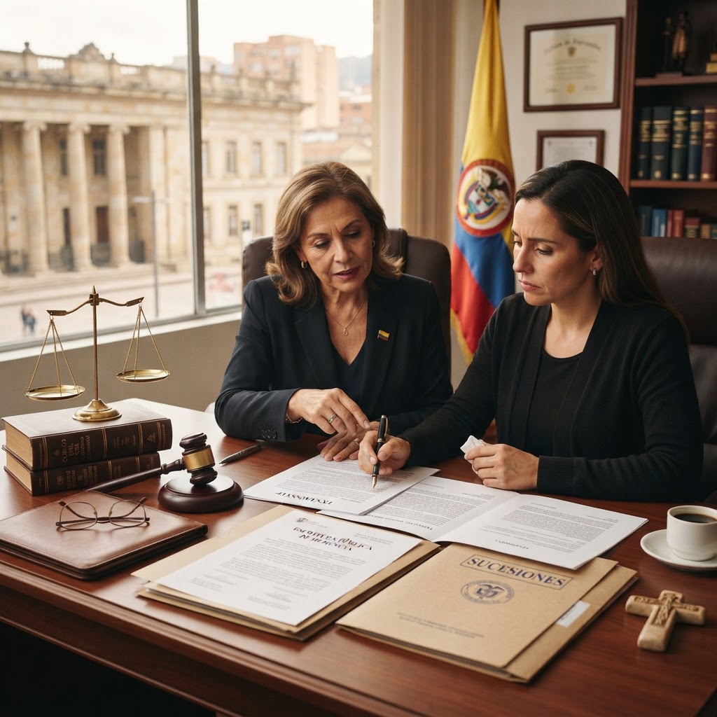 Falleció un familiar: Guía legal definitiva para tramitar una herencia en Colombia