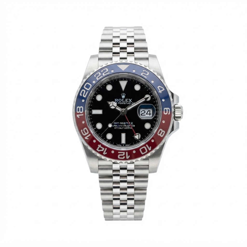 Rolex GMT-Master II reference 126710BLRO for sale at The Corsa Collection