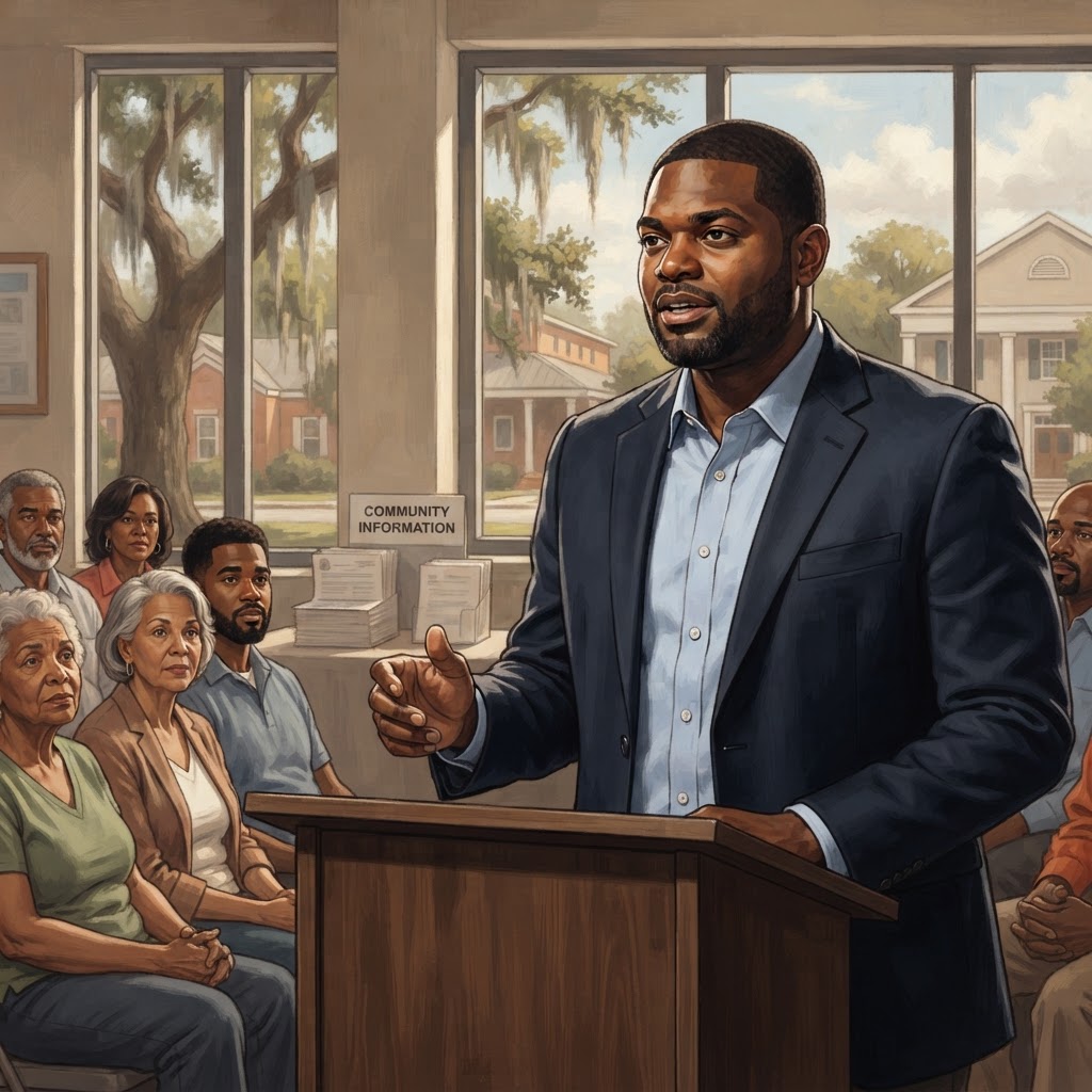 Byron Donalds campaigns in Pensacola as NW Florida FEMA funding remains pending