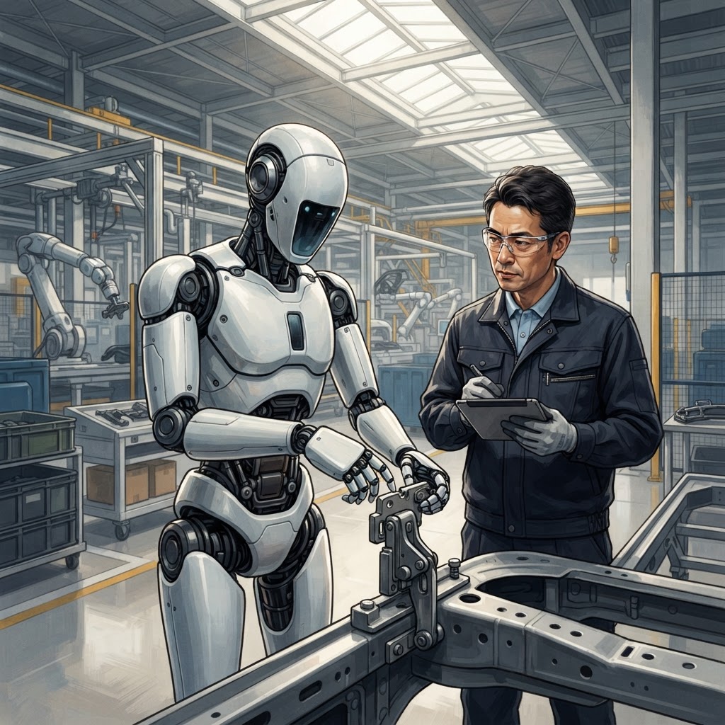 Toyota, Honda trial humanoid robots on factory floors in Japan