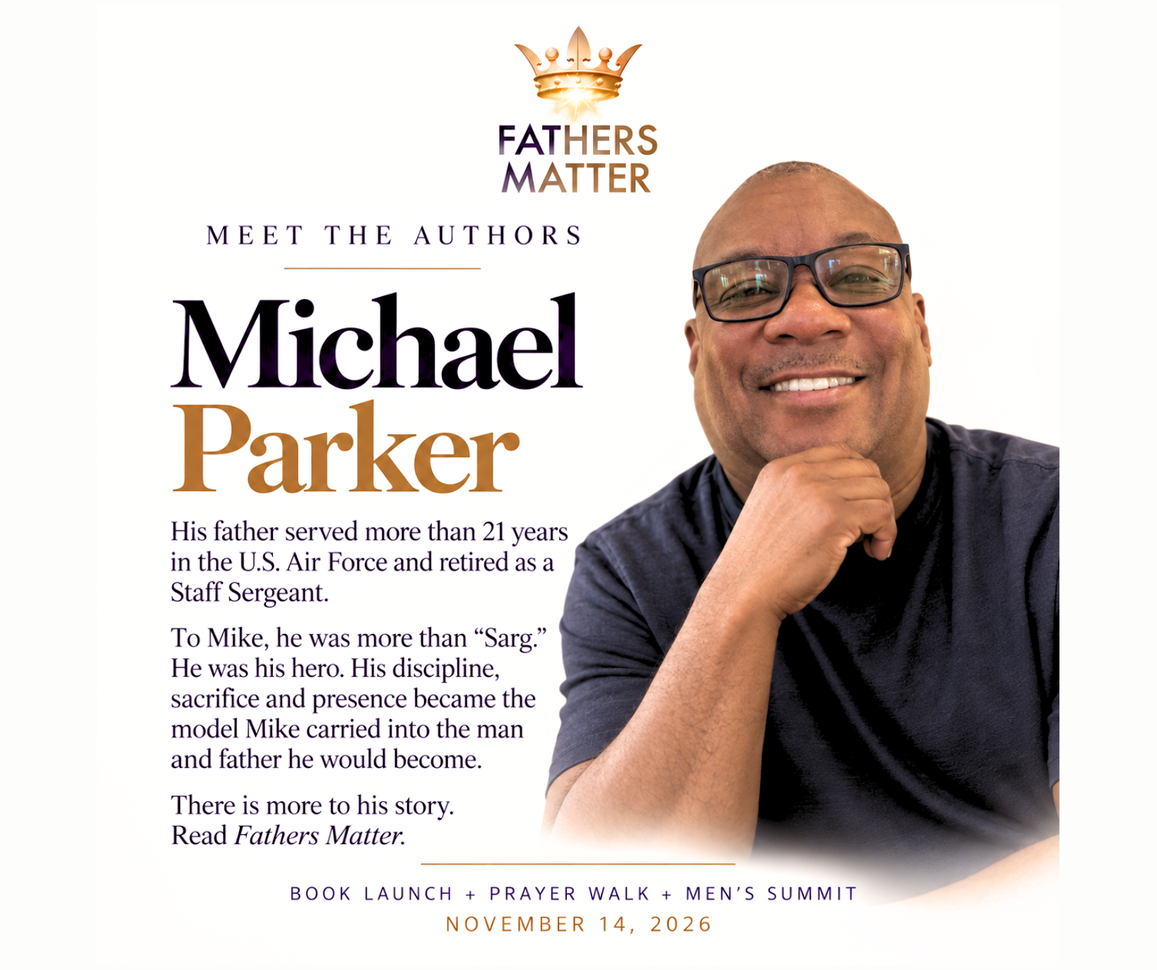 Michael Parker — one of the voices from the book Fathers Matter