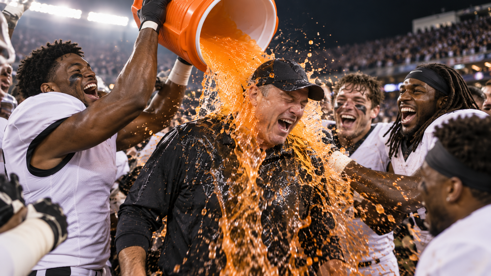 Players celebrating with their coach after a win as TTS connects athletes, testing, and opportunity