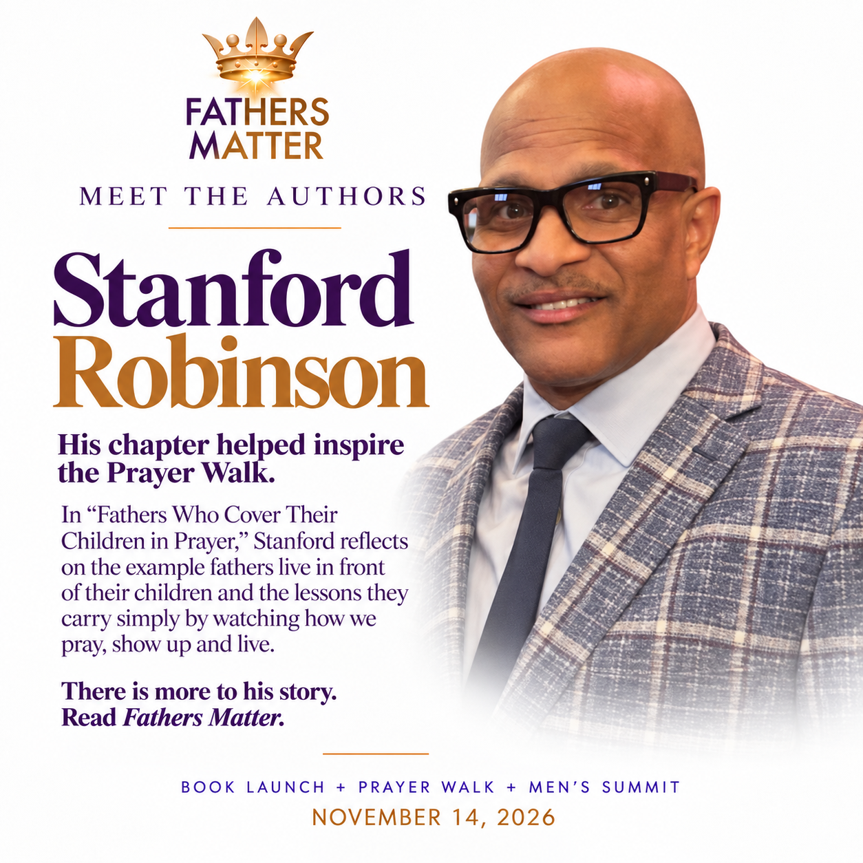 Stanford Robinson — one of the voices from the book Fathers Matter