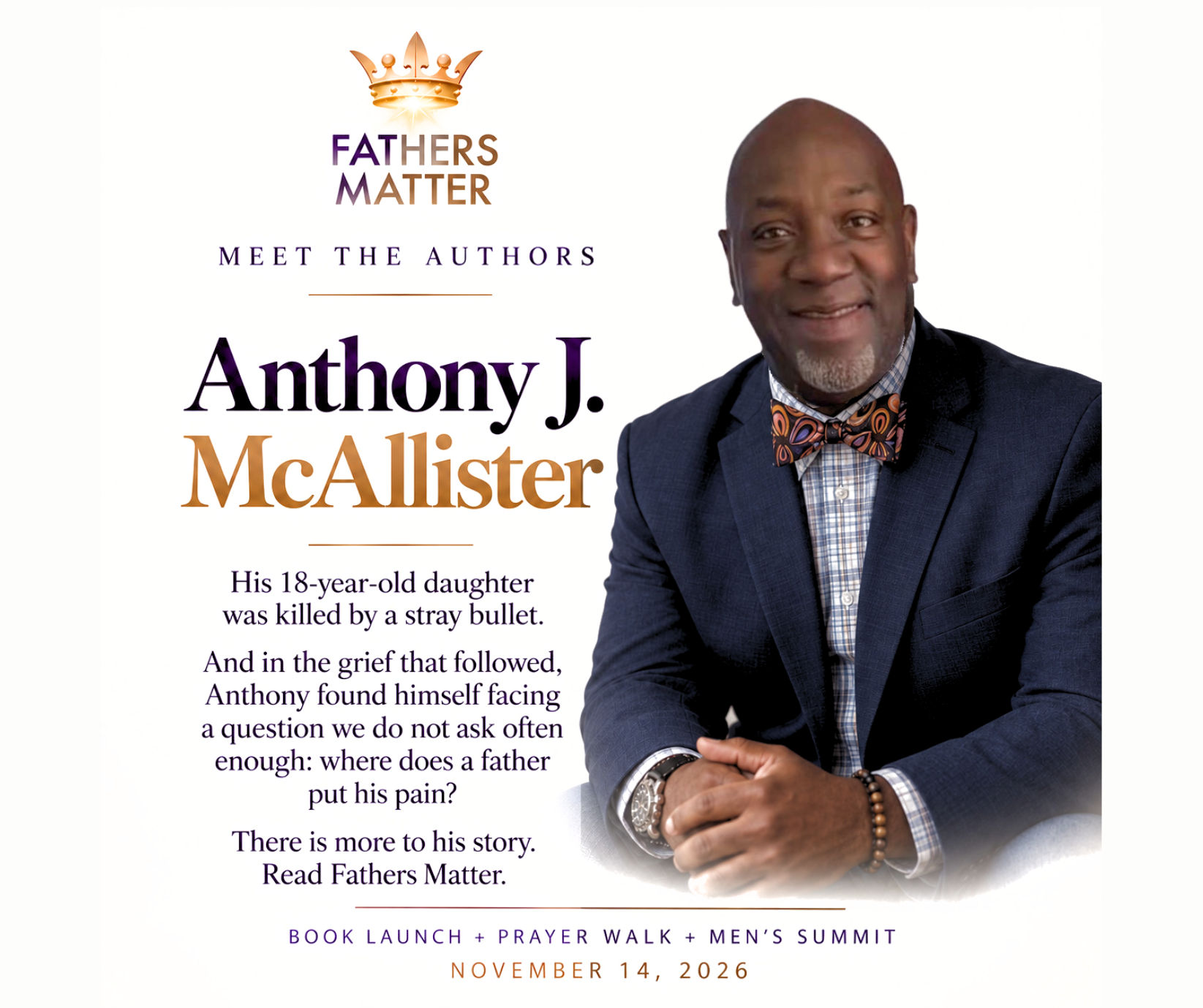 Anthony J. McAllister — one of the voices from the book Fathers Matter