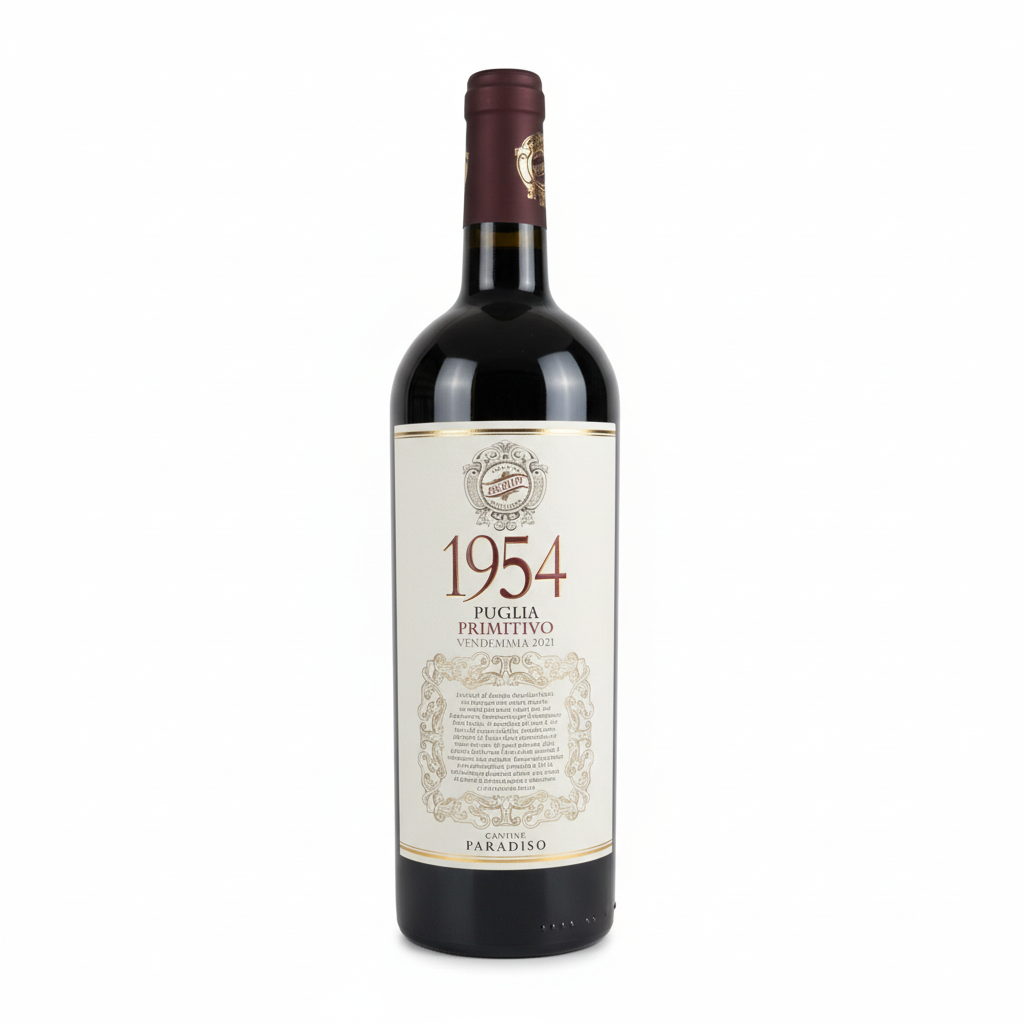 1954 Puglia Primitivo Vendemmia 2021 – Cantine Paradiso – Italien