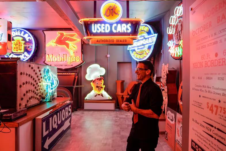 The Dalles' National Neon Sign Museum transports visitors to golden era of US advertising