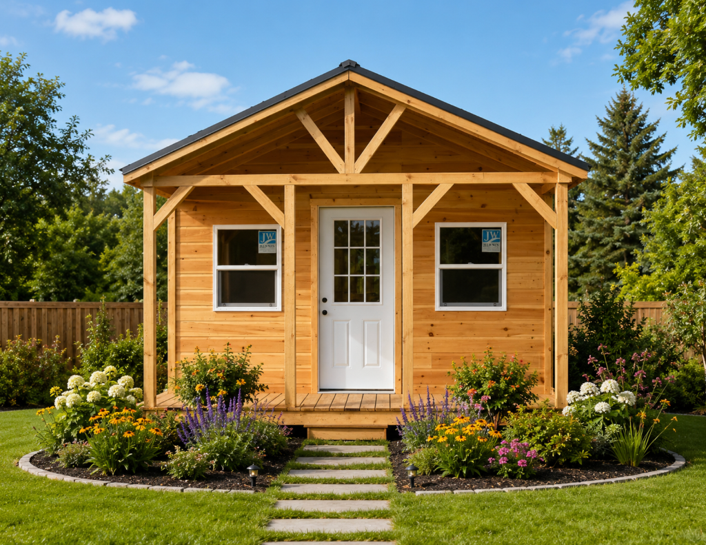 Classic Cabin Style with Gable Roof
