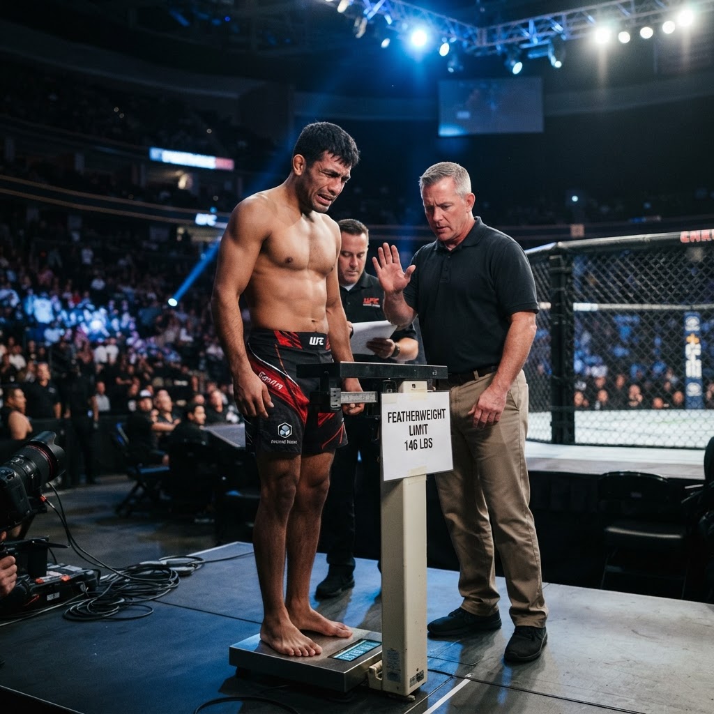 UFC Vegas 123 weigh-in results show weight miss