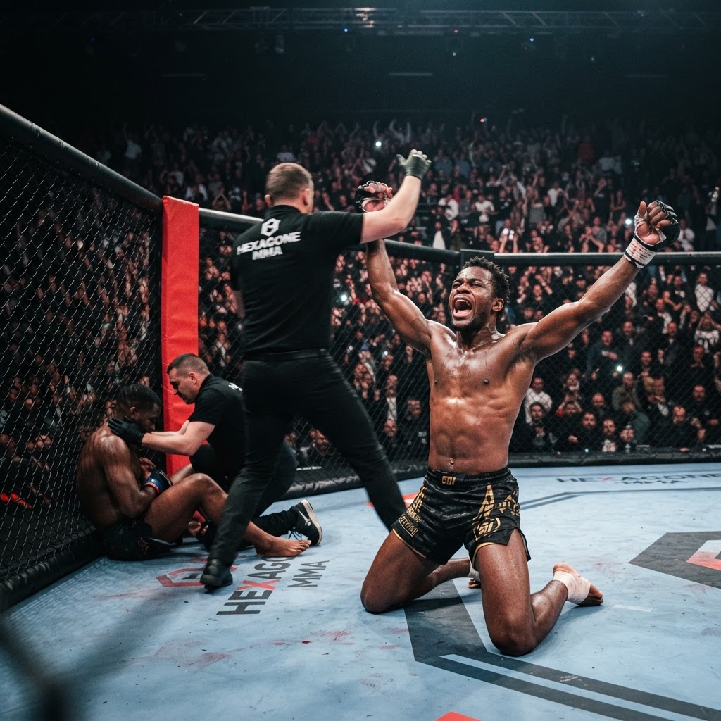 Leopold Goi wins vacant Hexagone MMA flyweight title