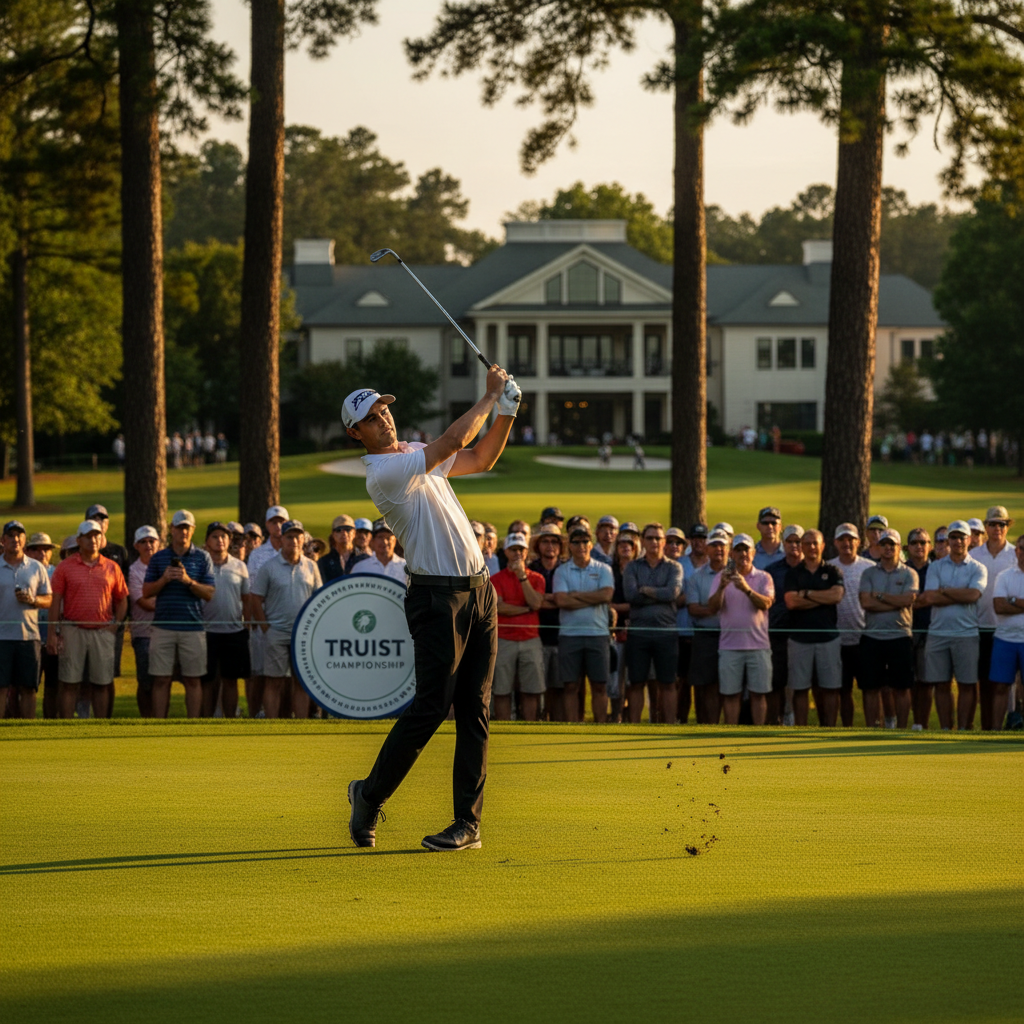 Fitzpatrick Maintains Lead at Truist Championship with Final Round Ahead