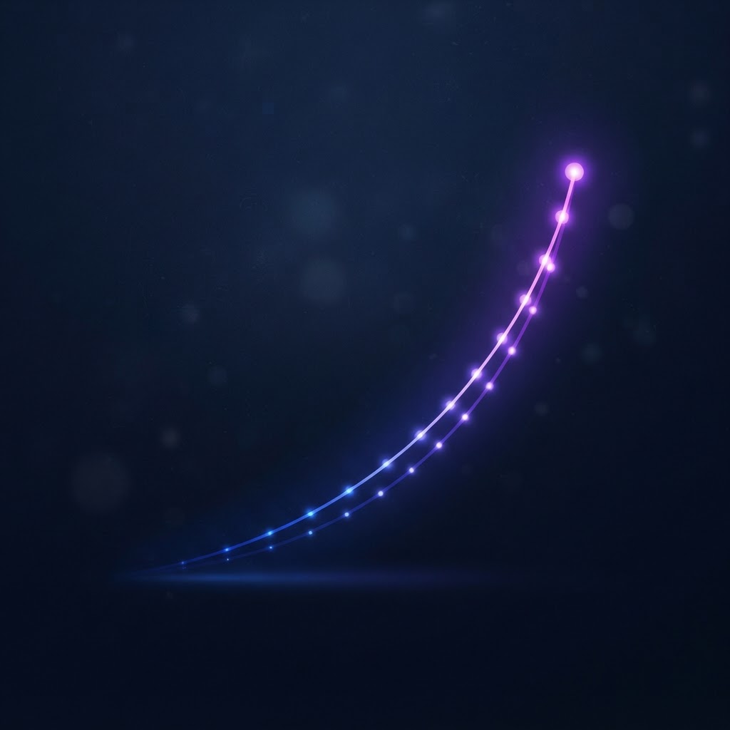 Review just before you would forget, then again a little later. Each review pushes the curve higher.
