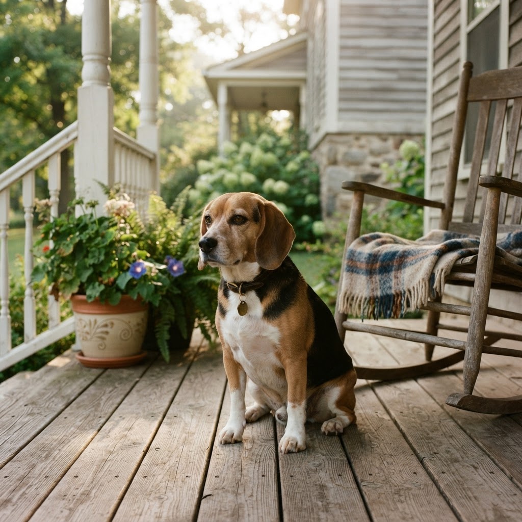 Morning on the porch