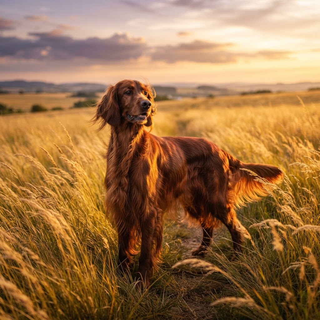 Golden Field at Sunset
