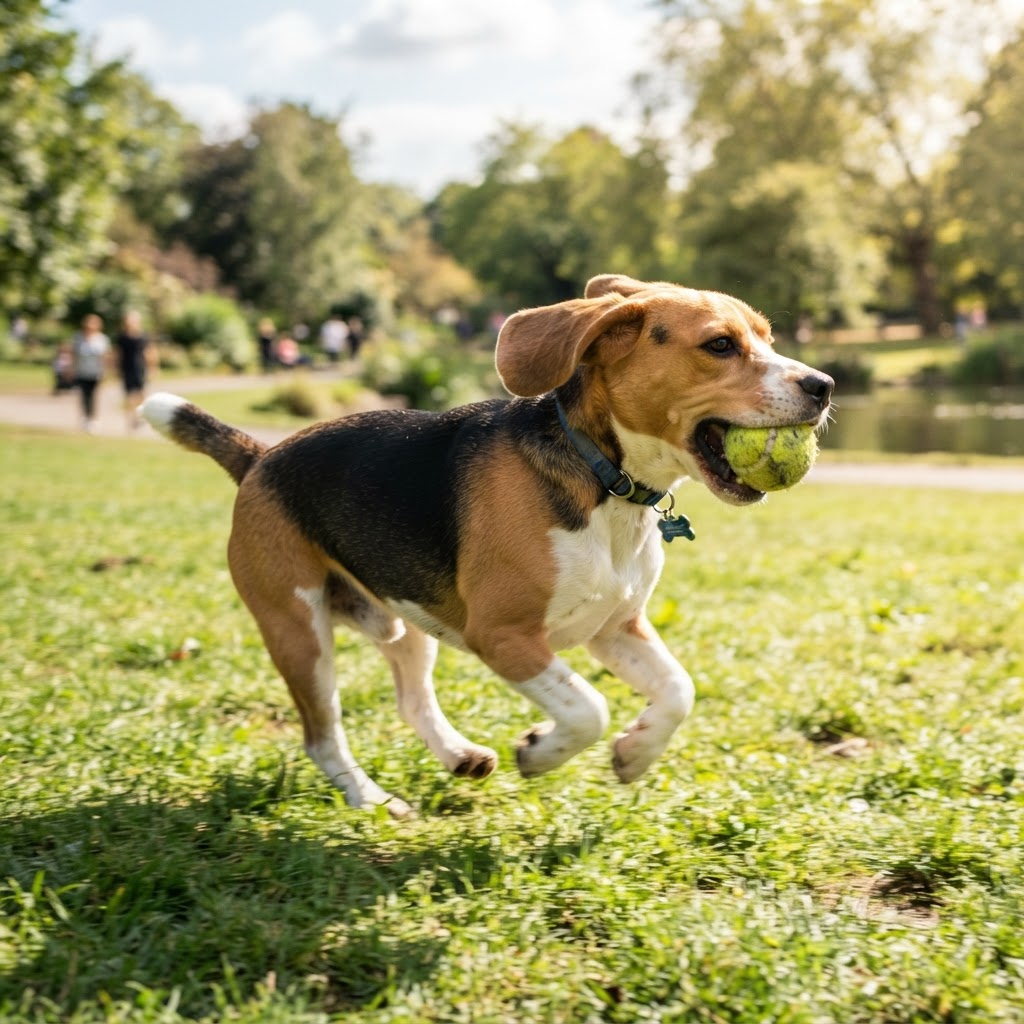 Fetch in the park