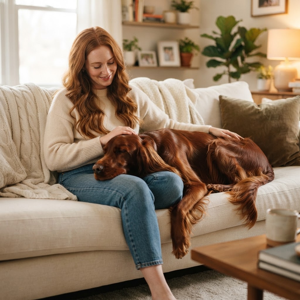Head on Owner's Lap