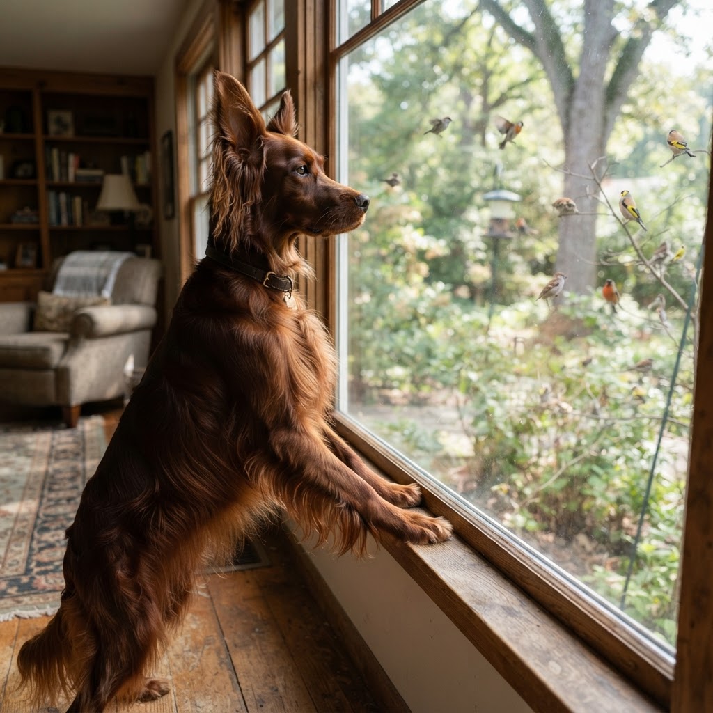 Watching Birds Out the Window